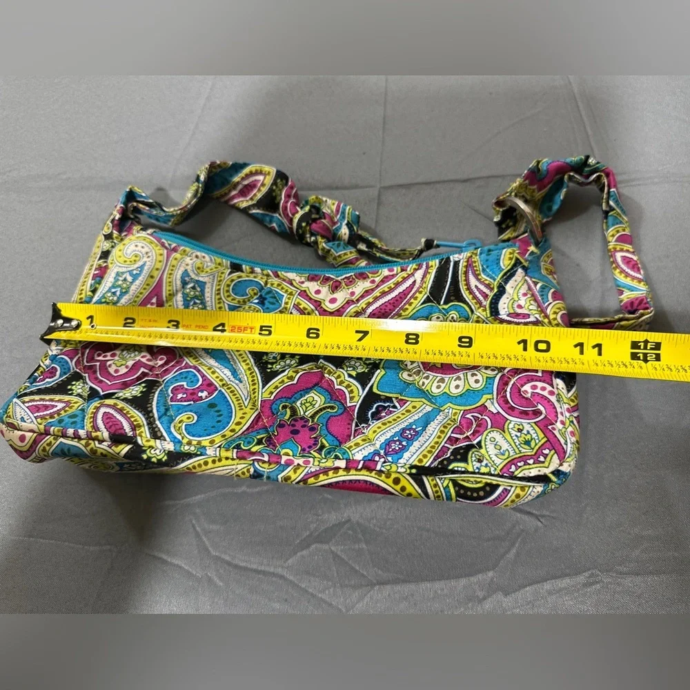 Vera Bradley Daphne Silk Baguette Shoulder Bag